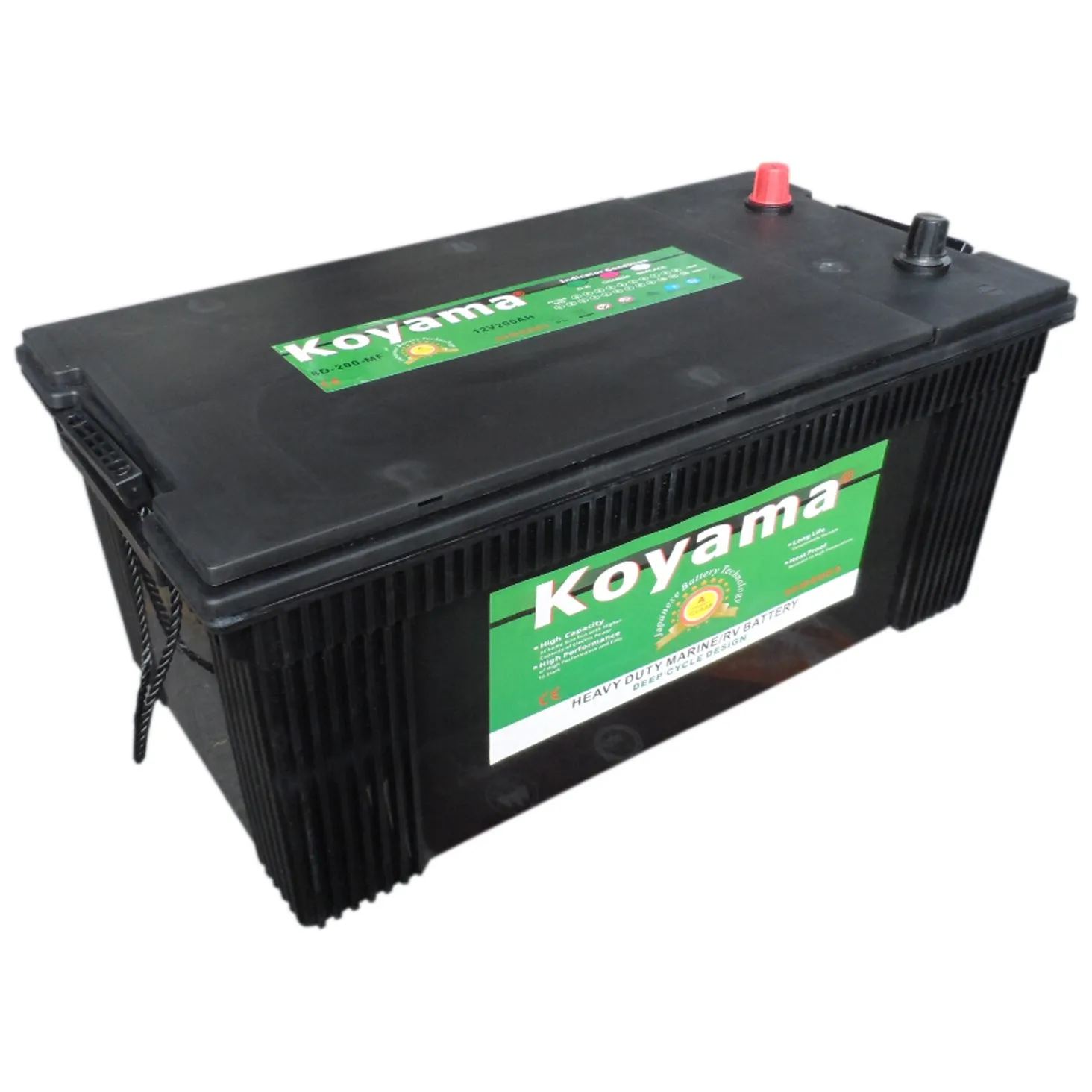 8D 12V 200Ah не требующий технического обслуживания автомобильный аккумулятор для грузовика с BCI