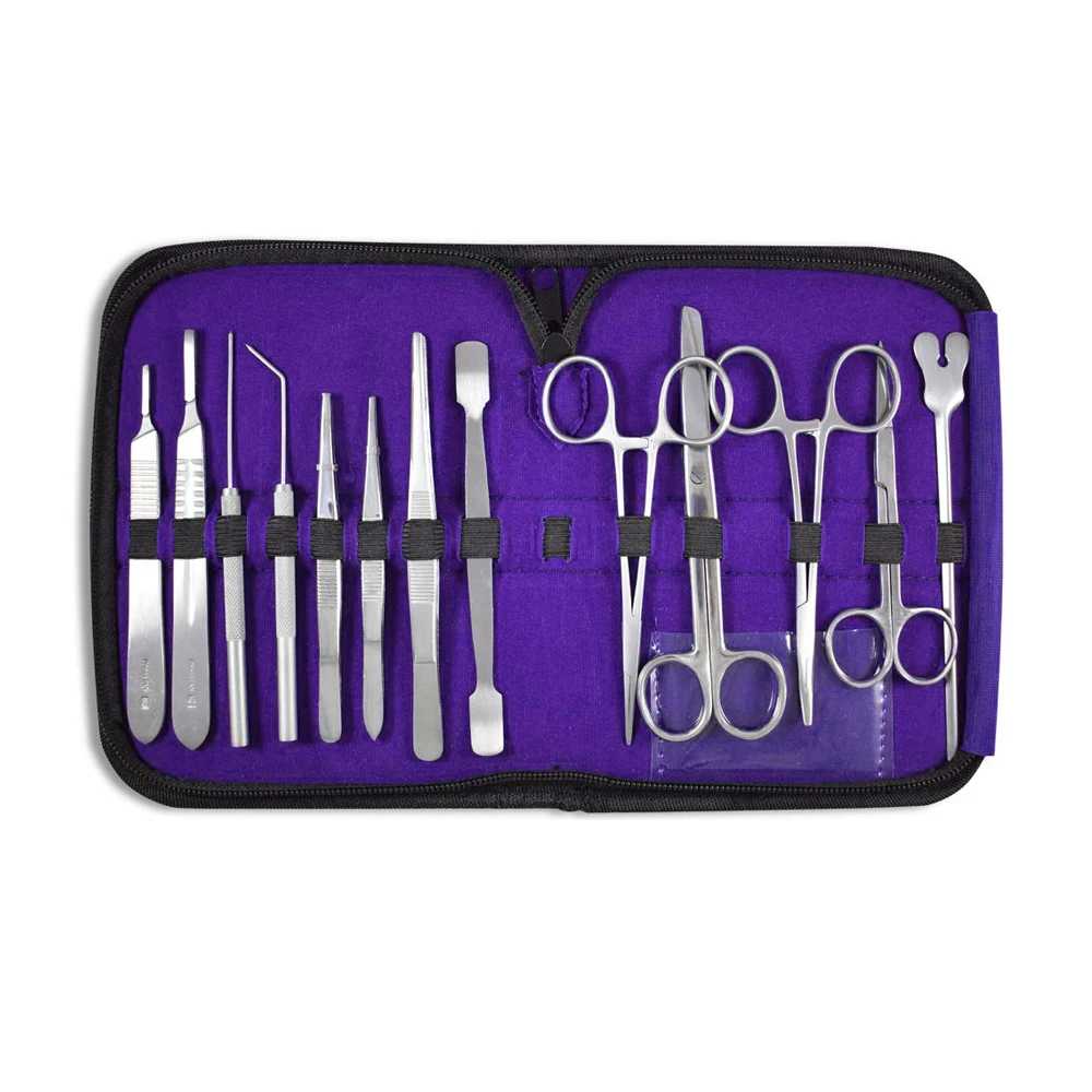 12 pcs Student Biology Dissection Dissecting Kit With STERILE SURGICAL BLADE 2023