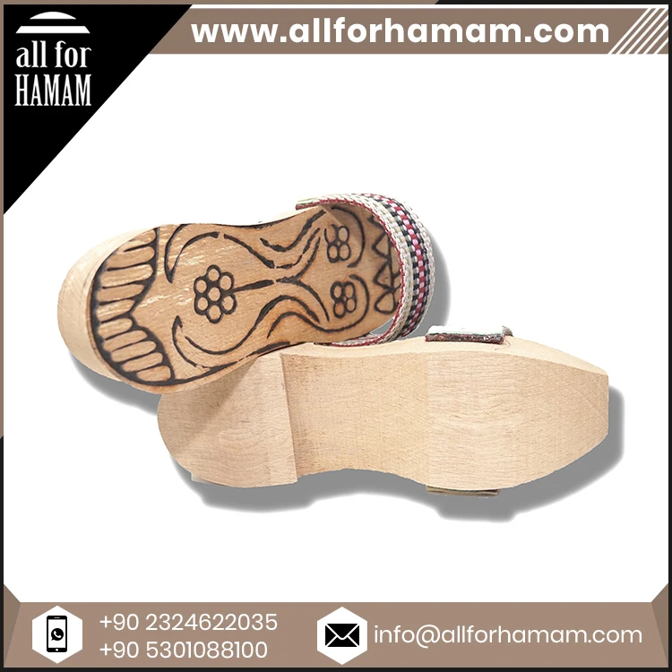 Top Fancy Design Ottoman Style Hamam Clogs Stylish Bathroom Slippers Bulk Manufacturer Supplier