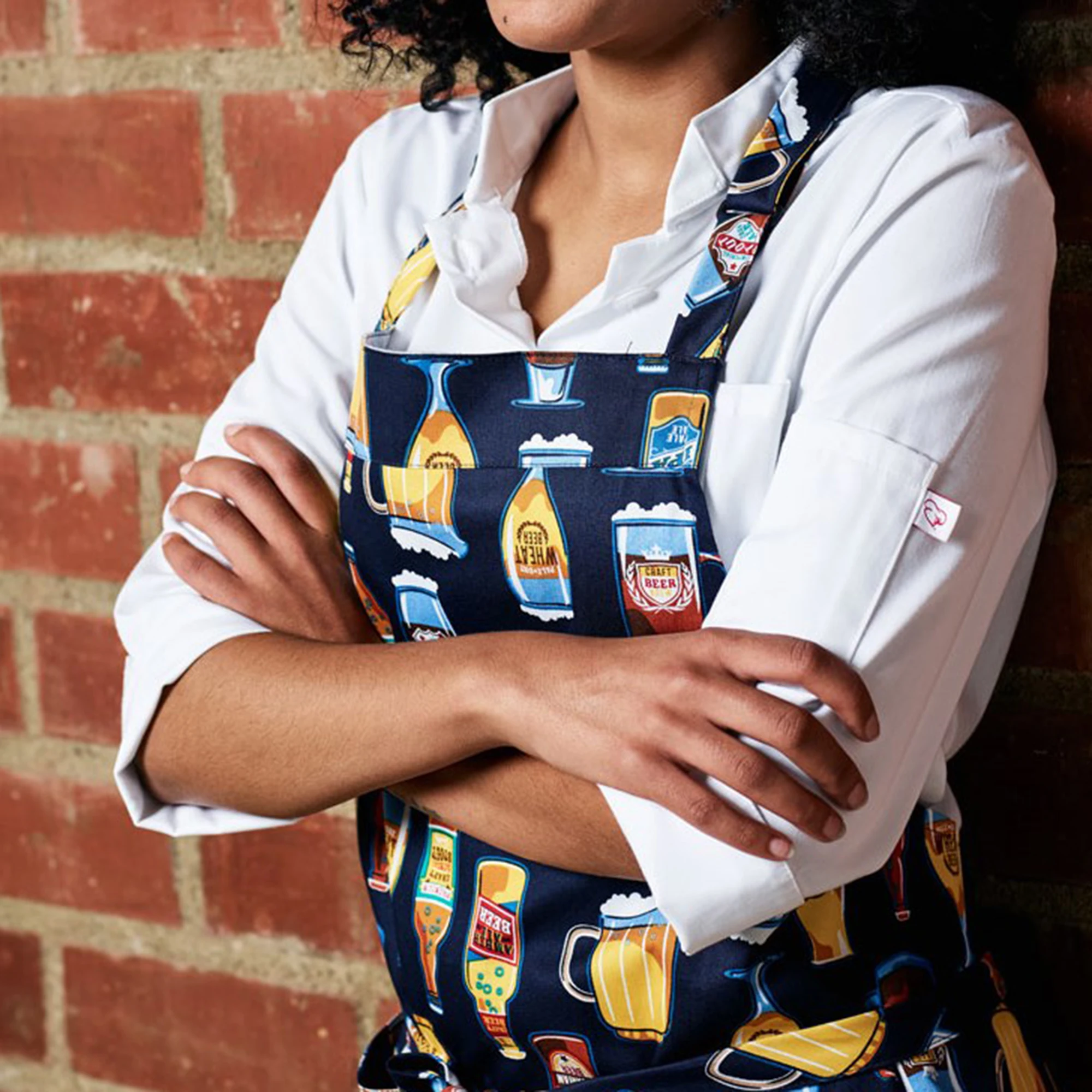 bib apron chef aprons customized logo cotton for the restaurant leather aprons 2021 new design personalized brand design