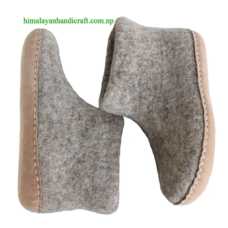 Handmade in Nepal Felt Boot/Shoes