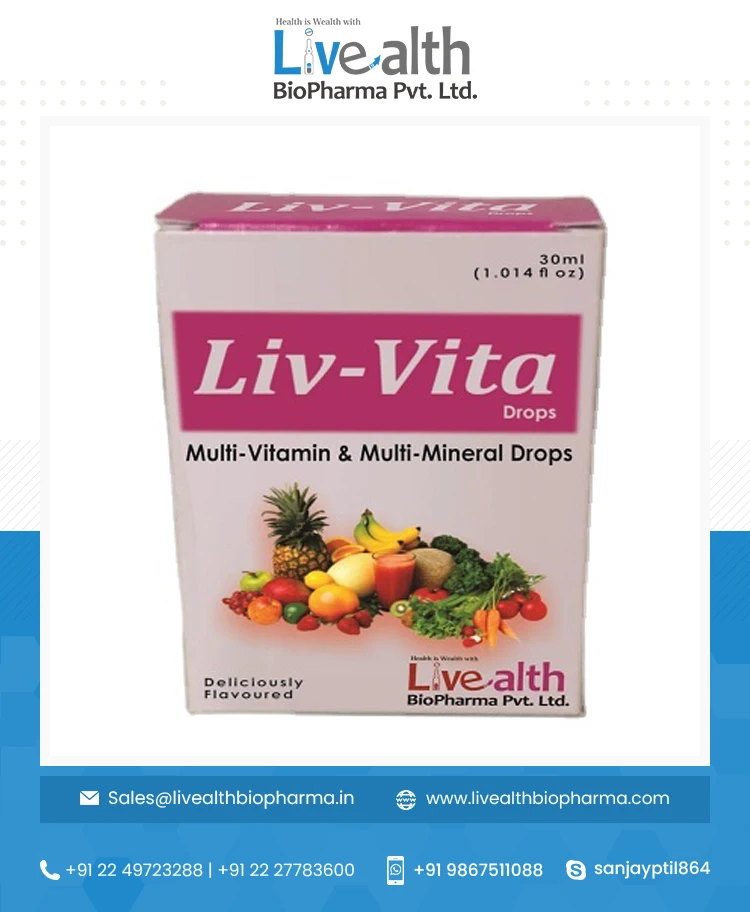 Менее конкурентоспособные Мультивитаминные и мультиминеральные капли Liv-Vita травяные лечебные добавки по новой цене