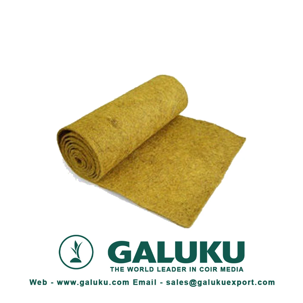 Coir Pads from LK Maximum Width Is 210 Mm Natural Coir Fibre and Rubber Latex