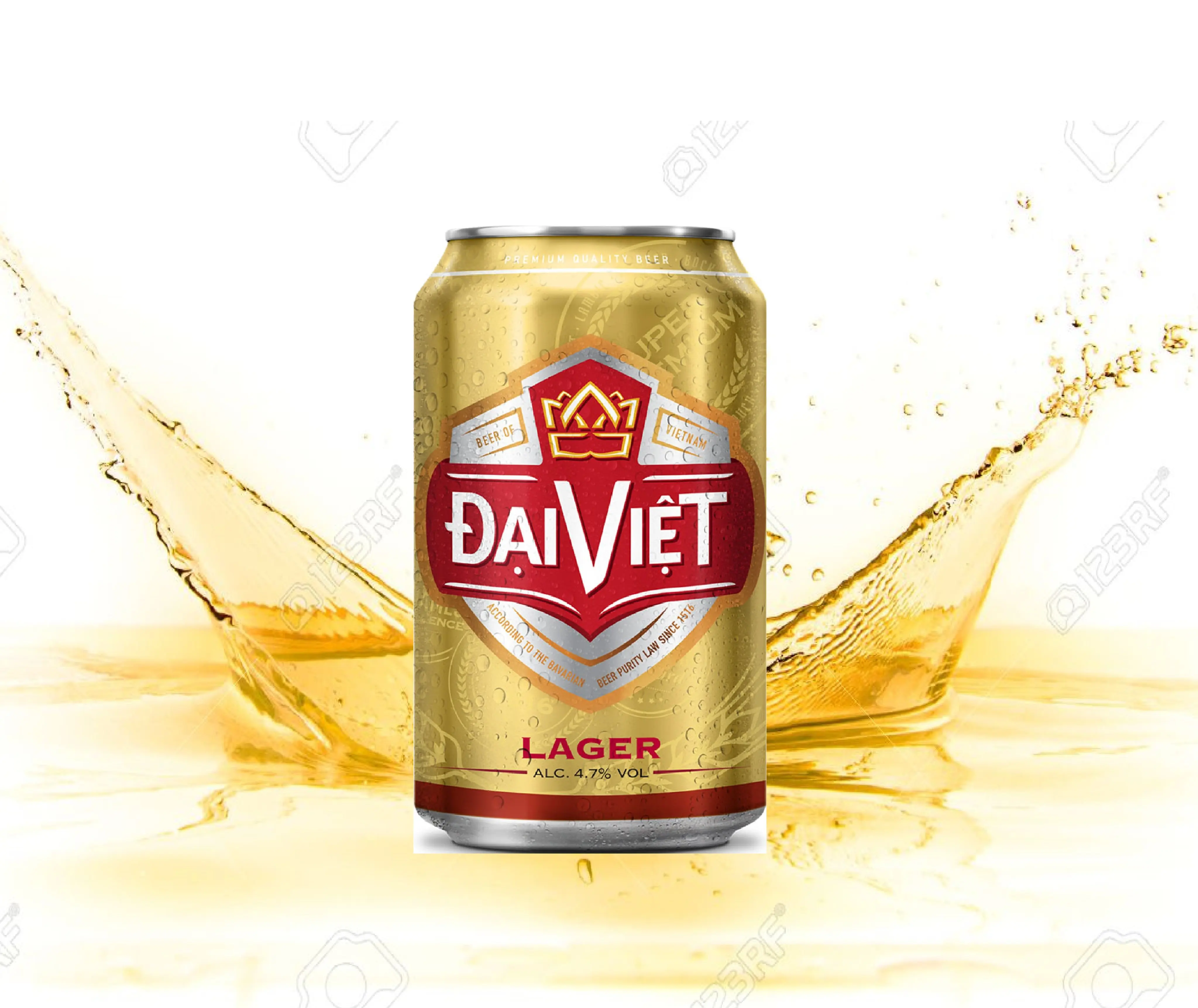 
Wholesale Lager beer Alc 4.7% Vol Aluminum can 330ml Extremely orginal taste barley malt beverage beer ODM 