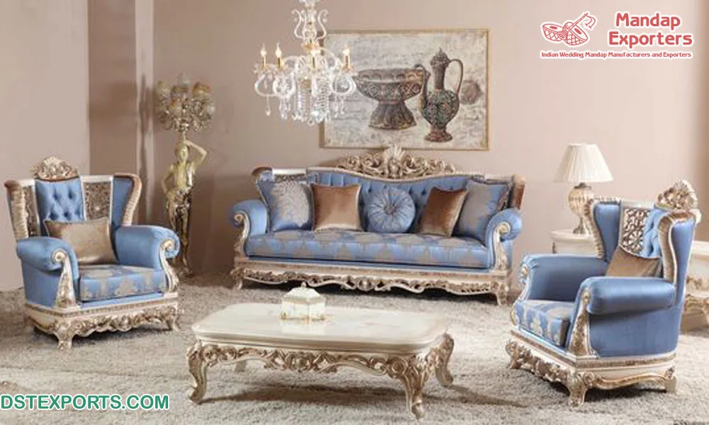 Набор деревянных диванов для гостиной во французском стиле дизайнерская изогнутая мебель в