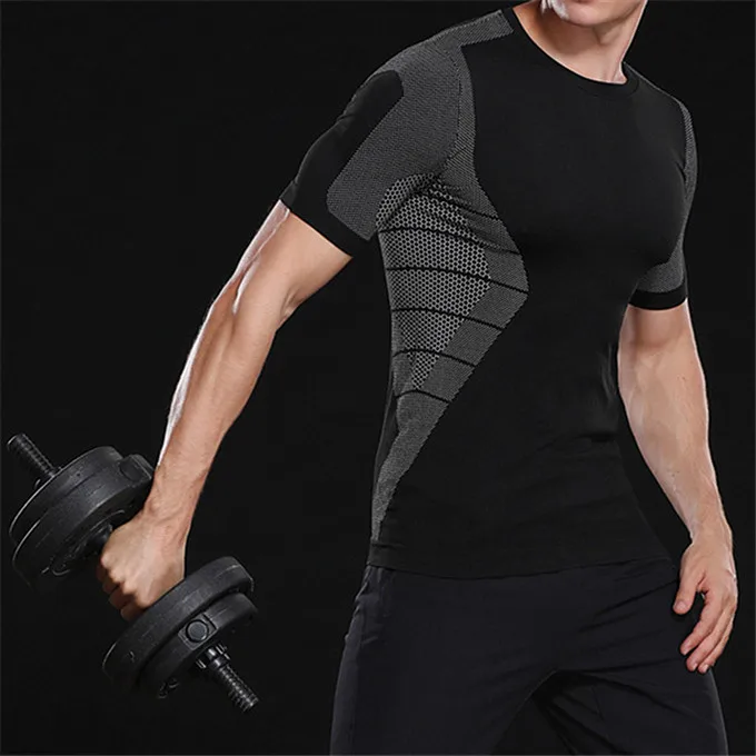 
High Fashion Gym T-Shirts Thermal Short Sleeve Winter Sports Underwear 