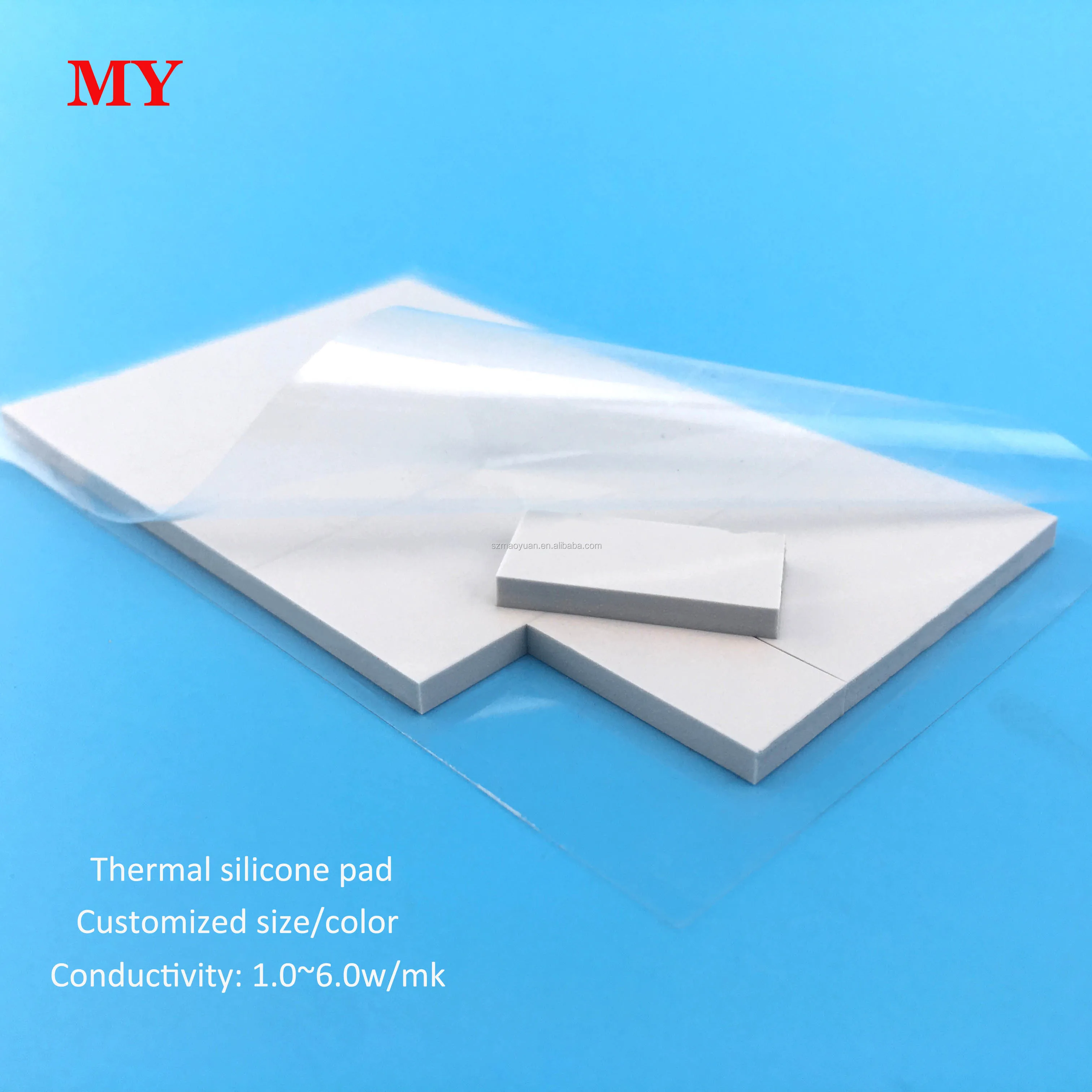 13W/mk 15W/mk thermal silicone pad Insulation Silicone Heat Electrical Cooler Material Heat Resistant Thermal Pad for GPU CPU