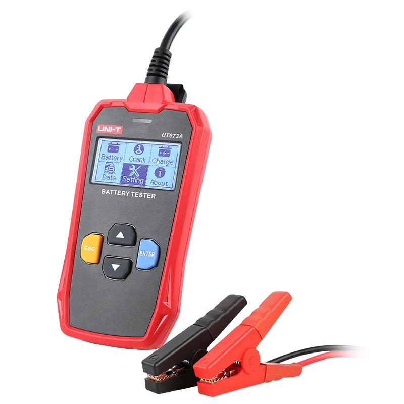 UNI-T UT673A 12V/24V Car Battery Tester Digital Car Diagnostic Battery Tester Analyzer