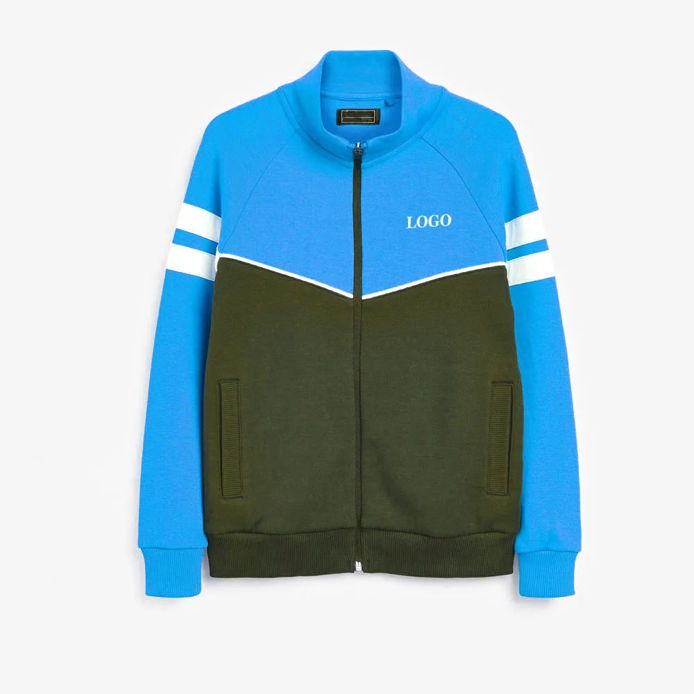 Latest 2021 Color Block Casual Jogging Tracksuit For Boys / Wholesale Latest Design Custom Training Track Suit For Boys