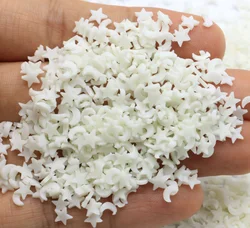 Wholesale 5mm 1000g glow in the dark    polymer clay  slice  sprinkles moon star heart  design for nail decoration