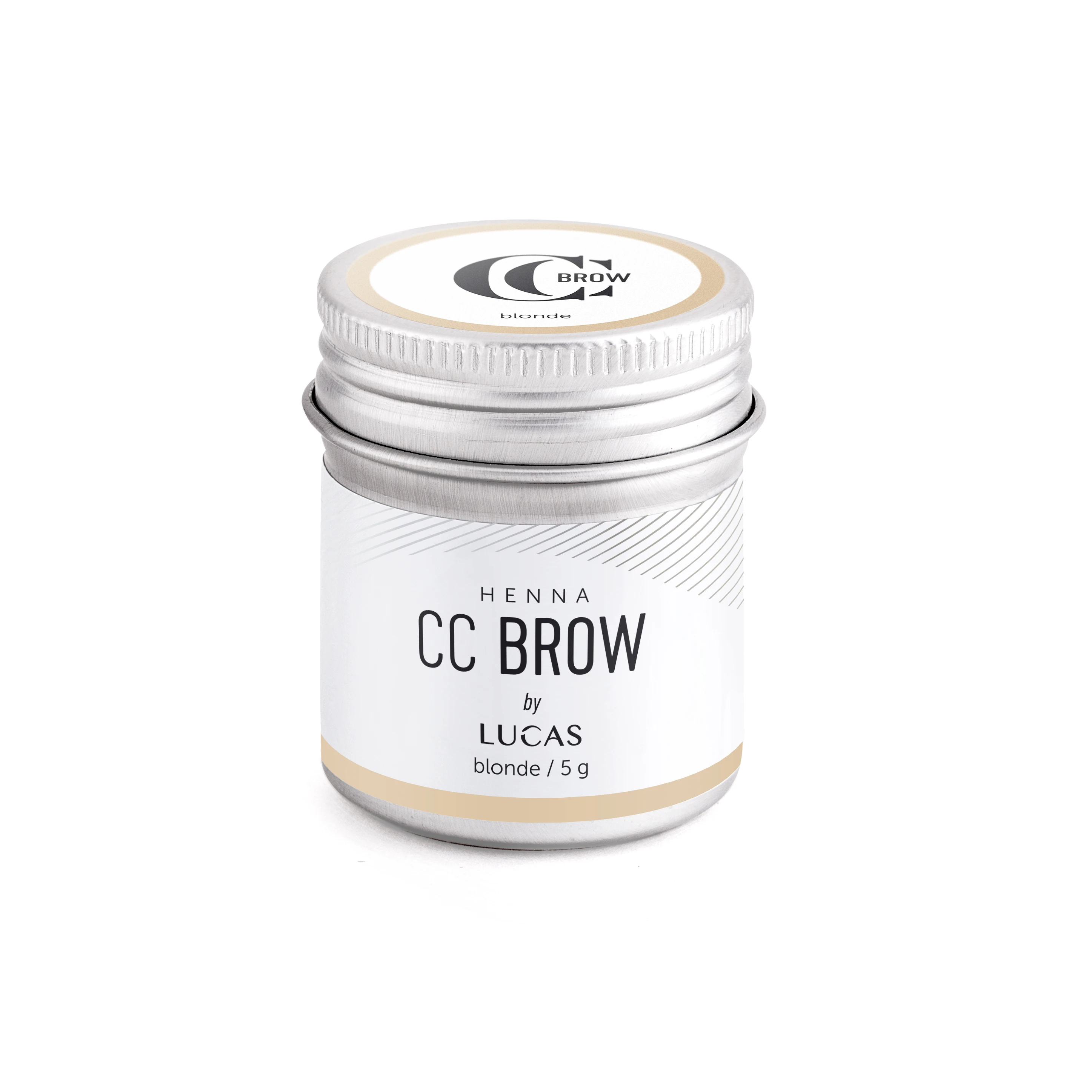 Brow henna powder organic, black, 10 gm Jar