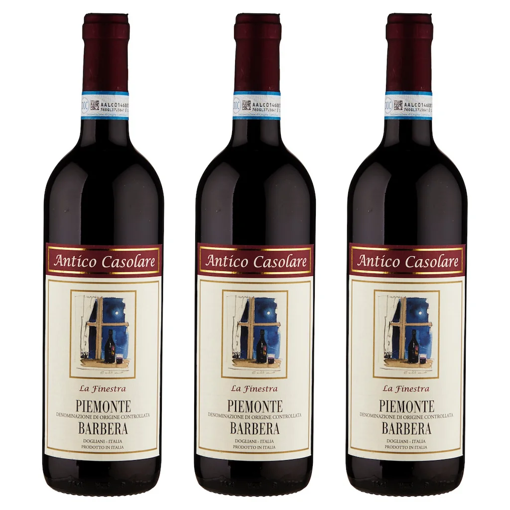 DOP «Il Casolare La Window» от Piemonte 750 мл, итальянское вино, красное вино-3 бутылки