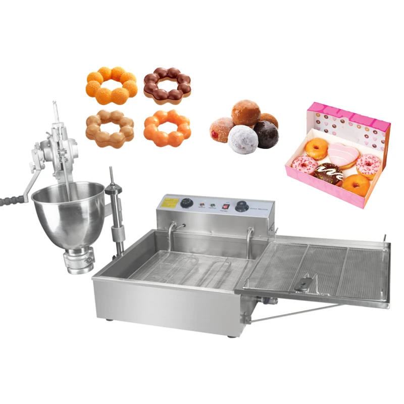  Авто krispy lil автоматические orbits kreme dounut торт мини пончики машины для продажи пончик maker робот фритюрница