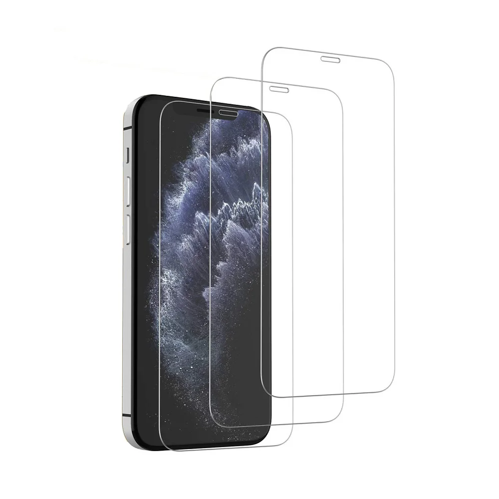  Защитная пленка для экрана из закаленного стекла iphone 2.5D с установочным лотком iPhone 12 Pro max