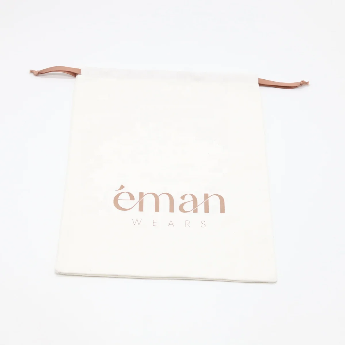 Хлопковая подарочная сумочка с принтом логотипа на заказ, сумочка для шляпы, кошелька, сумка для упаковки на пояс, большая хлопковая саржевая Сумка-пылезащитник на шнурке для обуви