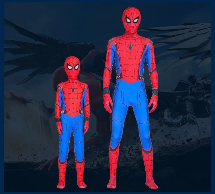 Clothing Supplies Best Anime Cosplay Spiderman Boy Tv Movie Kids Costume Halloween