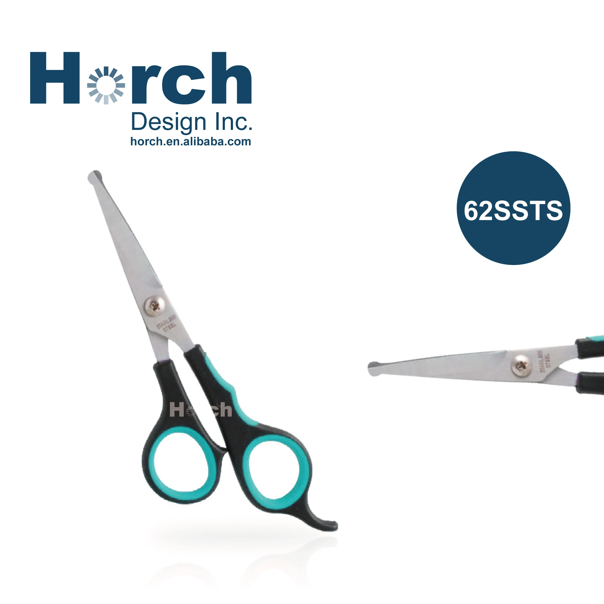 
Mascotas Safety Straight Round Tip Shear for Dog Fur Scissors 