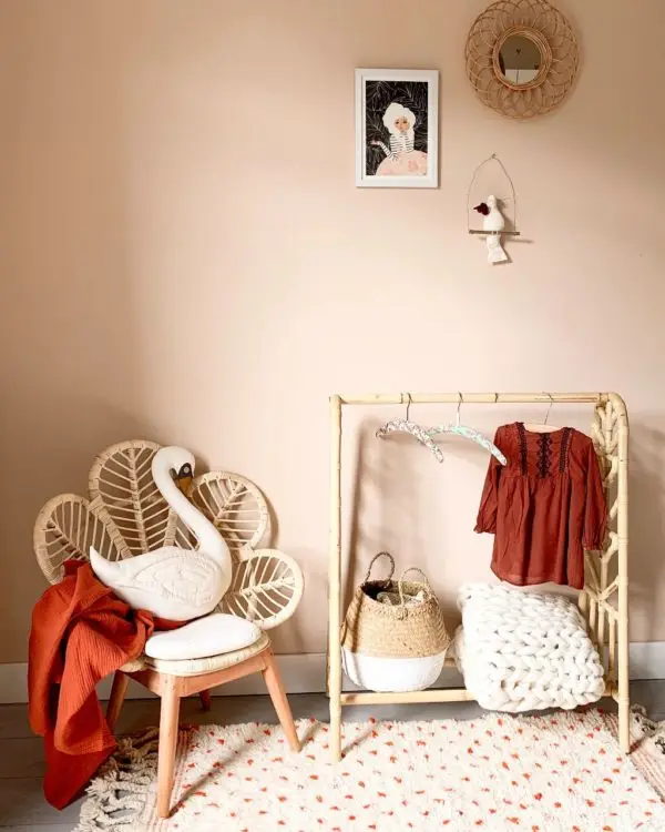 Rattan hanging clothes rack Vietnam