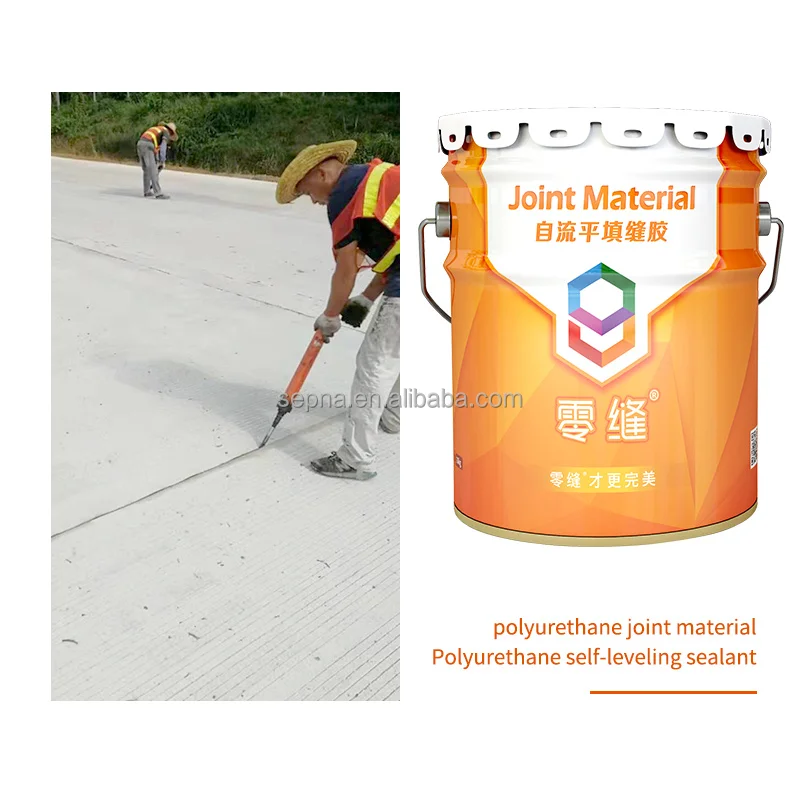 single component self leveling polyether urethane waterproof sealant for epoxy floor square wall pipe wharf basement
