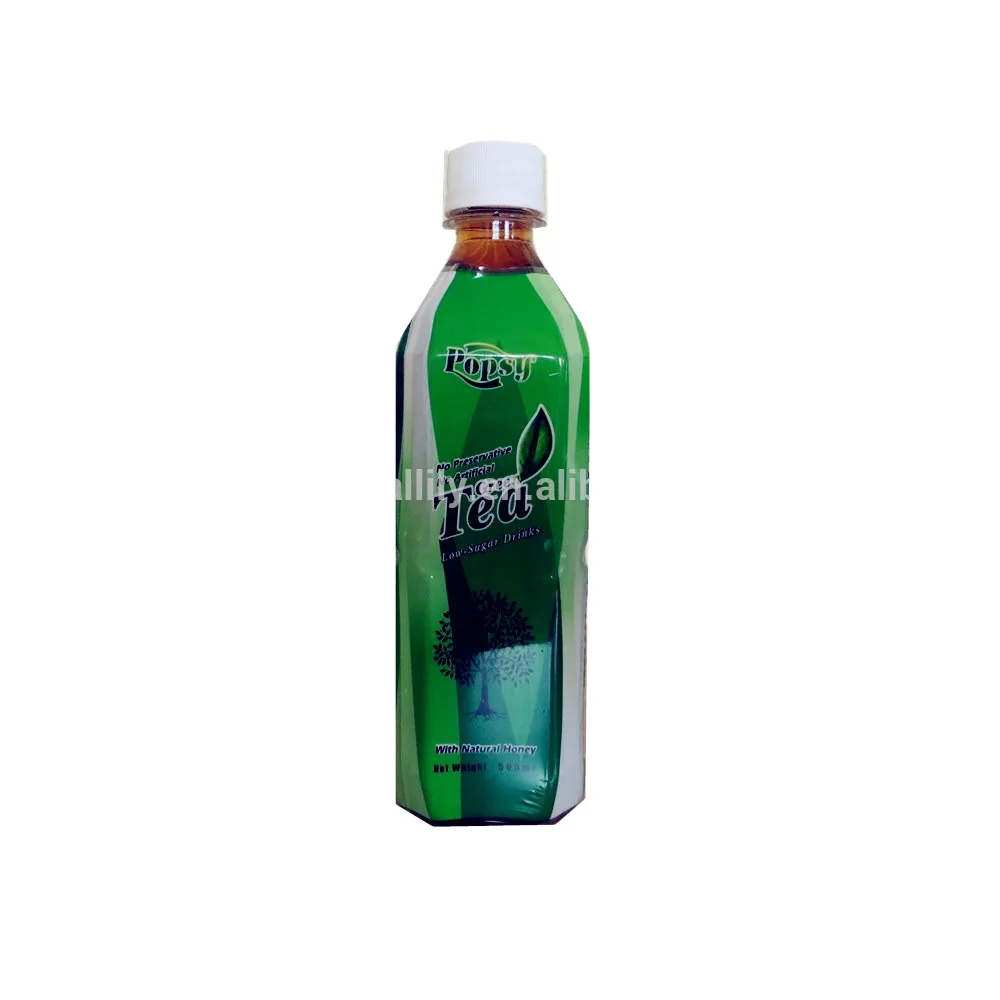 OEM 500ml green tea drink PET bottle ice tea drink
