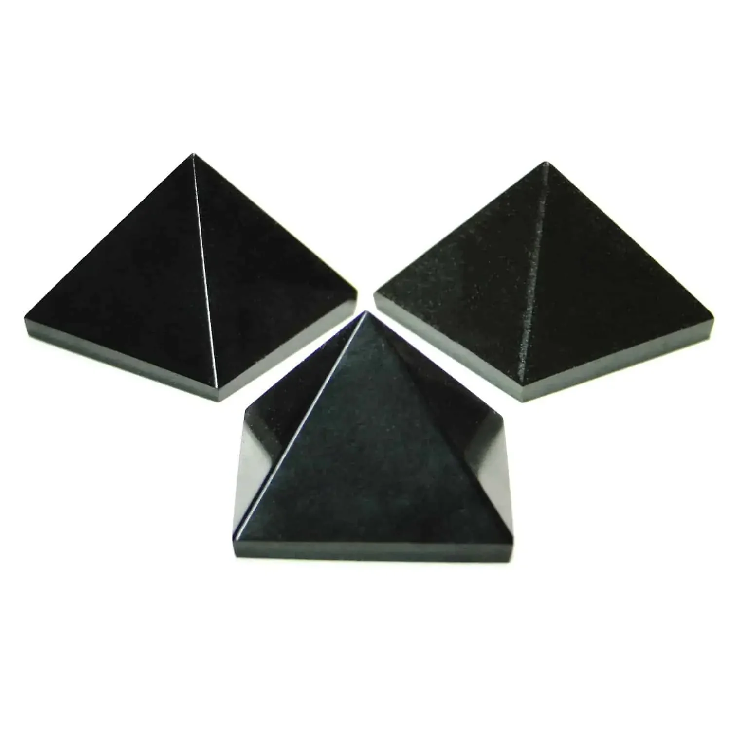 BLACK OBSIDIAN CRYSTAL PYRAMID / BLACK AGATE PYRAMID STONE / HIGH QUALITY BLACK OBSIDIAN GEMSTONE PRODUCT