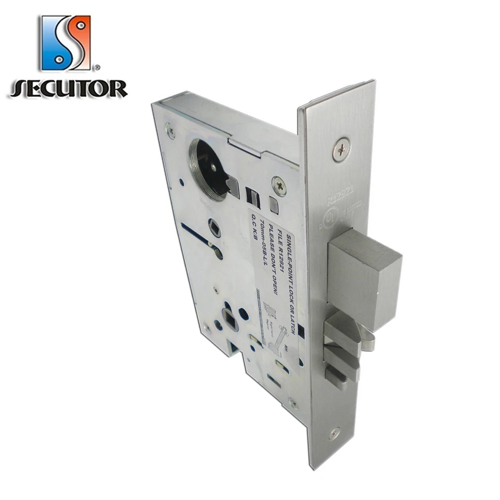 ULlisted 3 Hour Fire Rated ANSI grade 1 Commercial Door Mortise Lock/aluminum front door