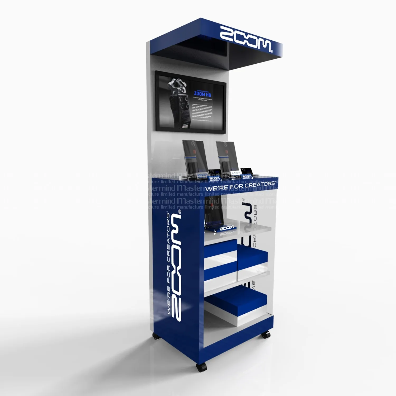 Movable Checkout Reception Cashier Retail Store Sale Mobile Pharmacy Shop Display Counter 3D Design Cabinet Showcase Storage