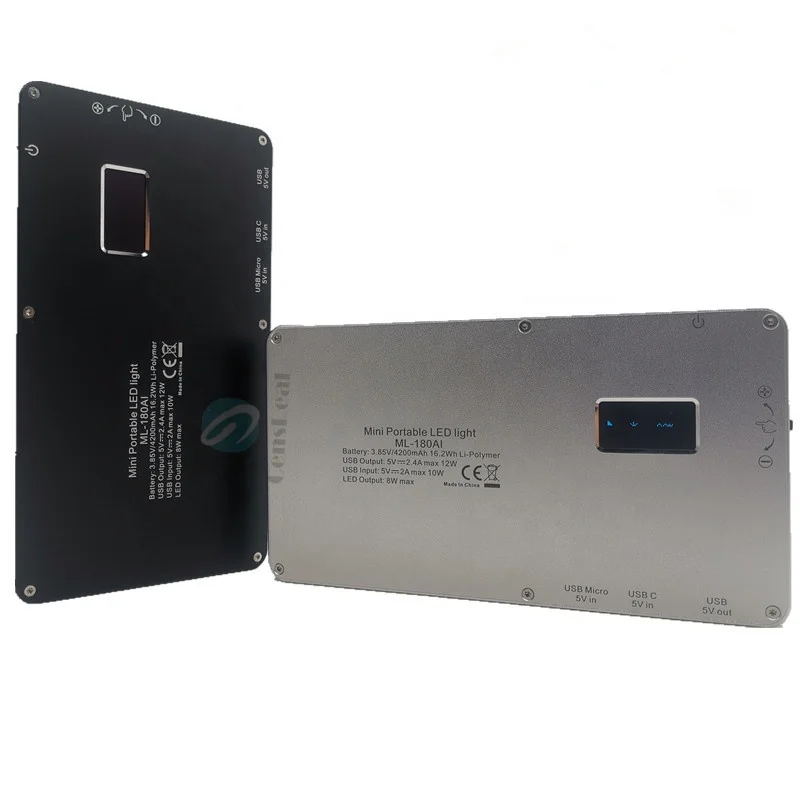 Shenzhen Censreal Power Bank мини-камера Led видео заполняющий свет профессиональная dslr для смартфона live show lighting tik