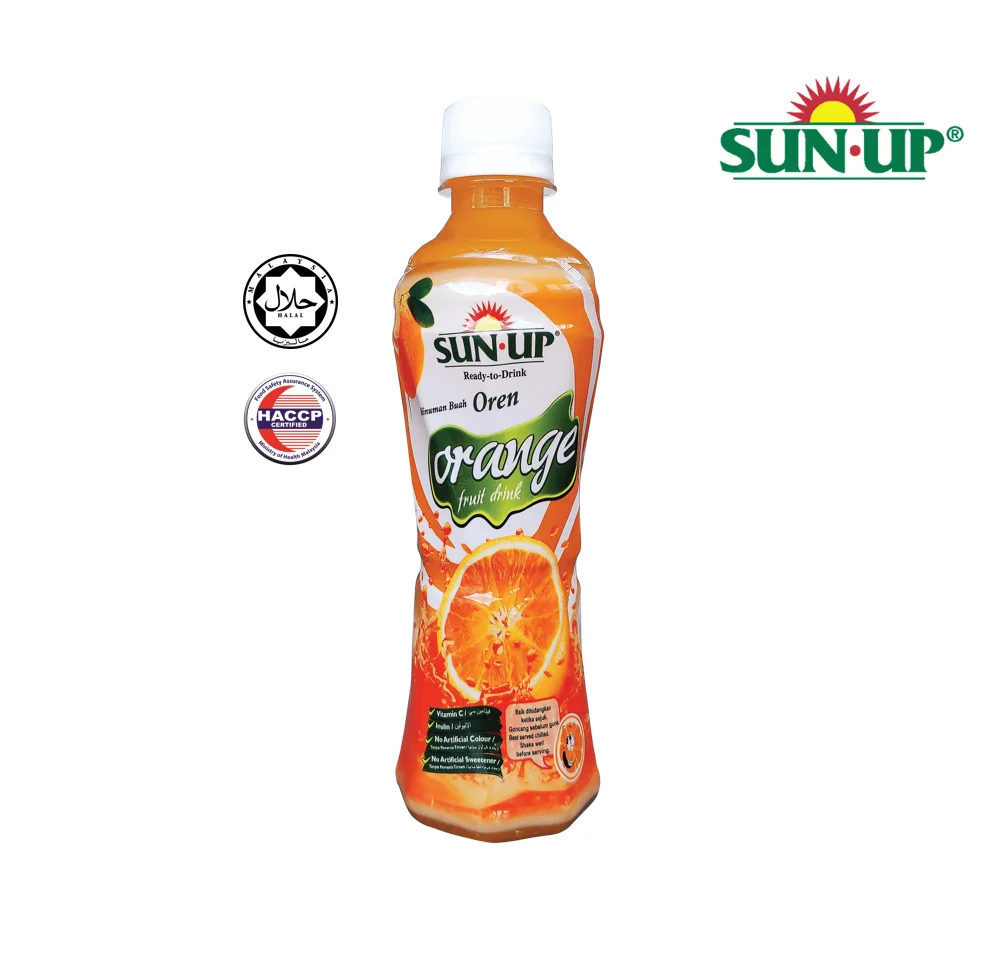 Hot Selling Sun Up Orange Ready-To-Drink Fruit Drink - 350ml HACCP Halal & No Artificial Sweetener