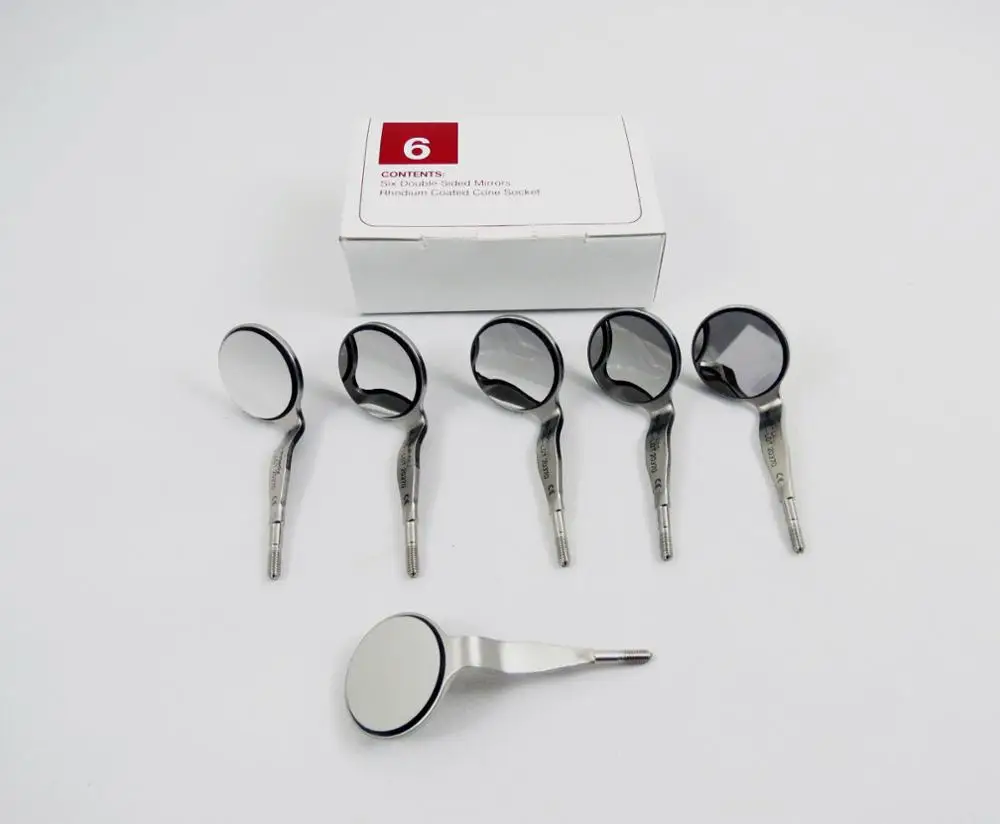 Oral Dental Mouth Mirror Simple Plane Magnifying Cone-Socket Oval Shaped Examination by UAMED