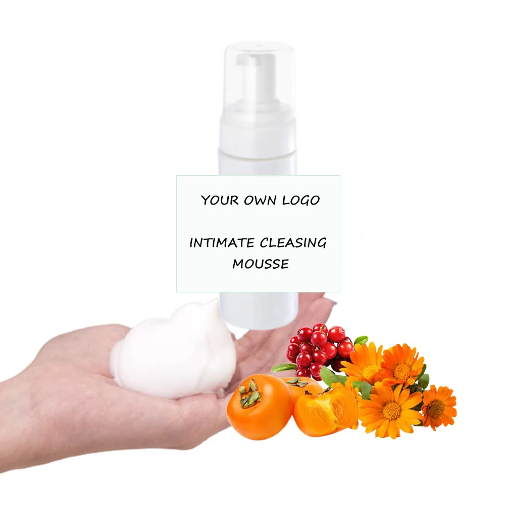 Private Logo Natural Feminine Intimate Wash Vaginal cleansing Mousse Intimate Wash Deodorant Foam wash