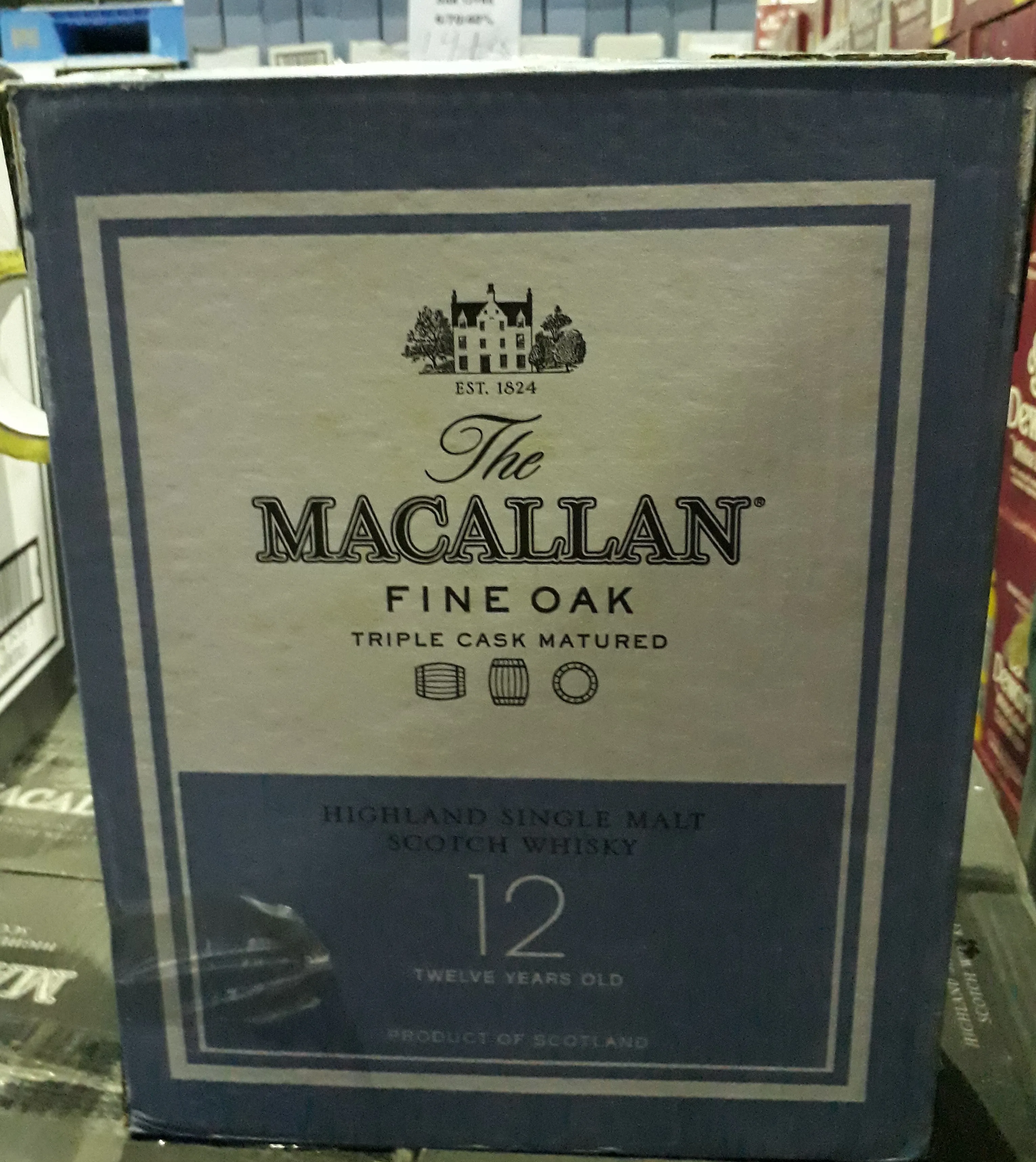 AUTHENTIC 12 YEAR-OLD 700ML PREMIUM SCOTTISH MACALLAN FINE OAK WHISKY