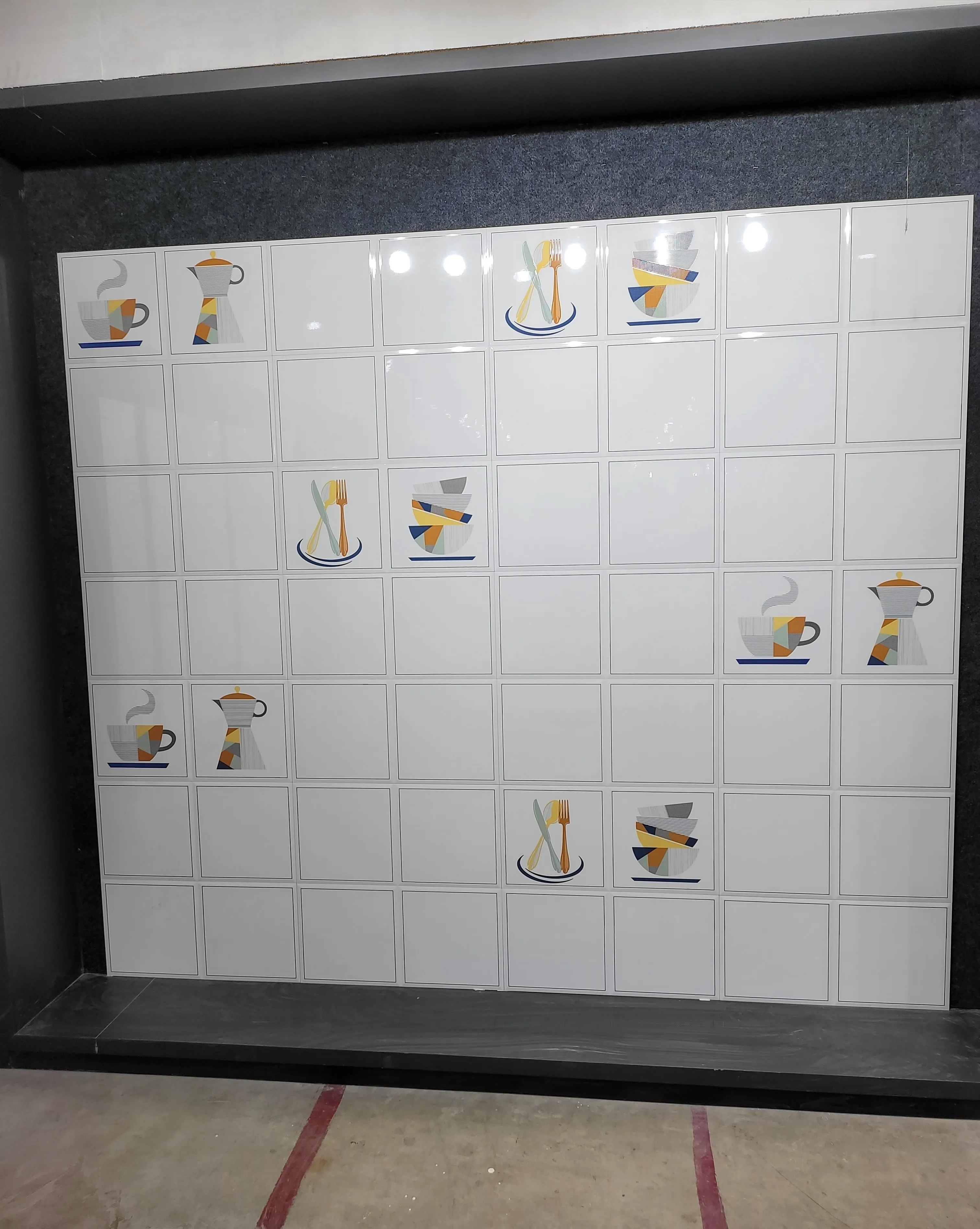 30x60 керамическая настенная плитка для кухни с полированной отделкой бежевая и кремовая