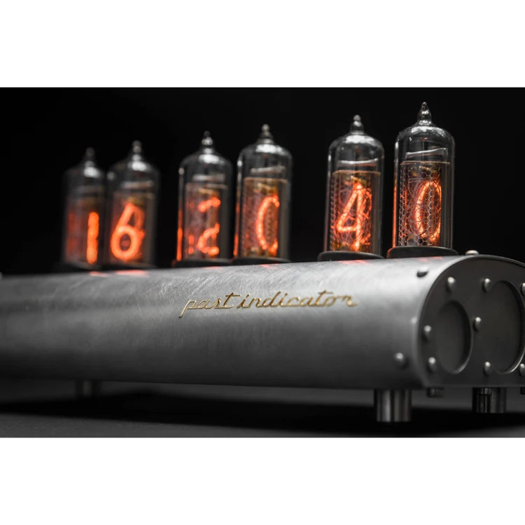 Высококачественные ручные часы nixie tube «MIG-15» с алюминиевым корпусом от известного российского дизайнера декоративные настольные