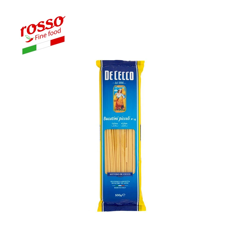 High Quality Durum Wheat semolina Pasta Bucatini Piccoli n14 / 500 G - Made in Italy
