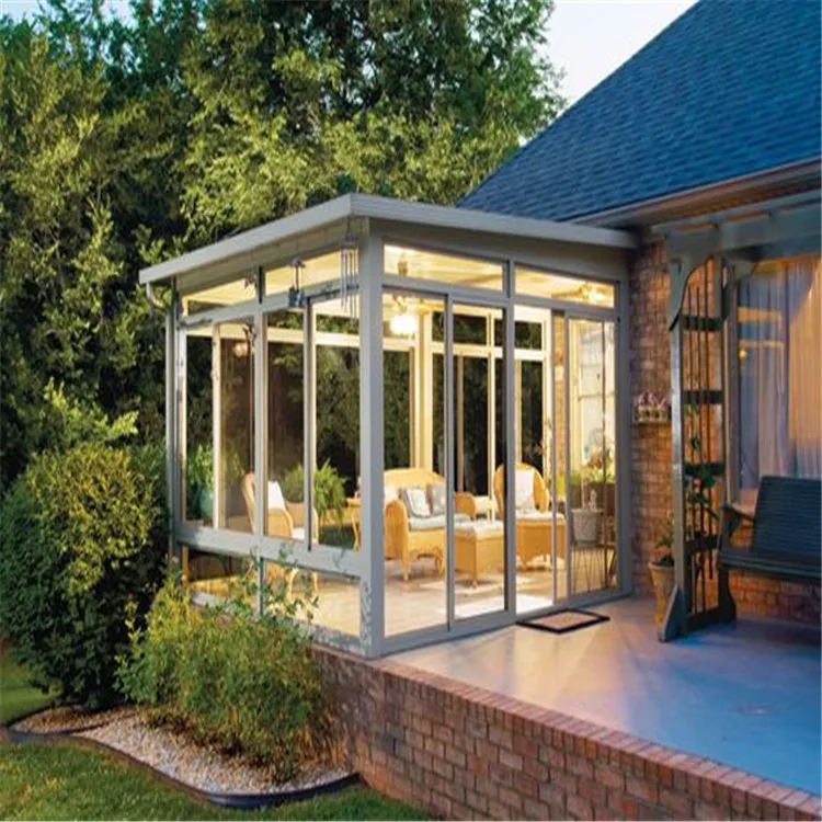 
Standerd Glass Made In America New Styile Best Indian Standerd Selling Aluminum Glass House And Flat Sunroom 