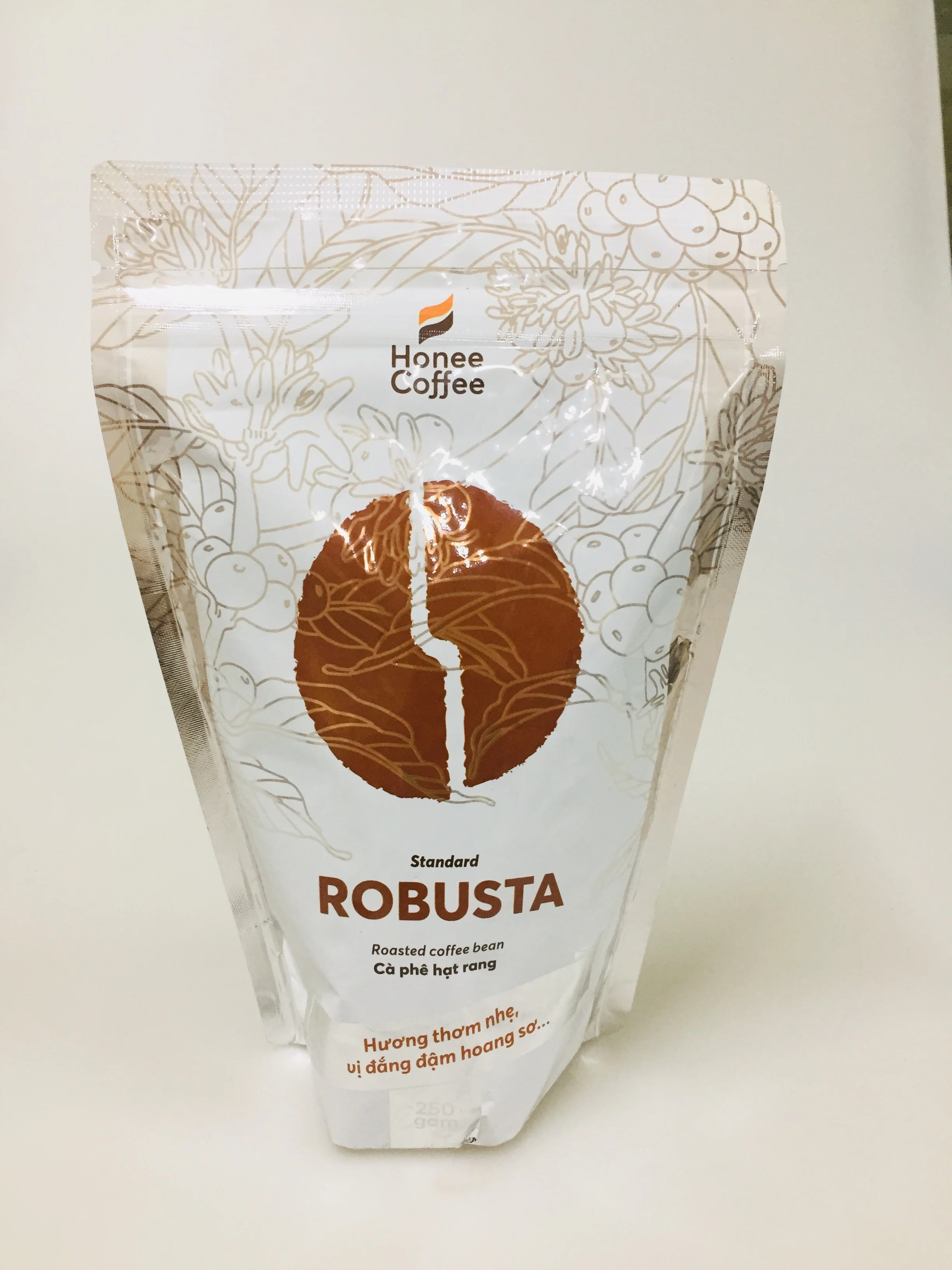 Honee кофе-робуста жареные кофейные зерна высокого качества оригинальные 250