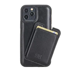 MAGGY Genuine Leather Handmade Magnetic Unisex Card Holder with RFID Protection and Color Optional