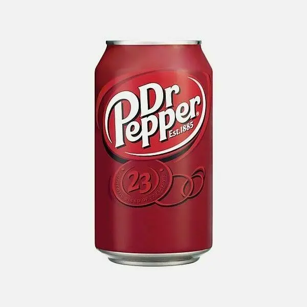 Dr Pepper Classic 12oz/355ml/ Dr Pepper Diet Can 330ml Soft Drink.