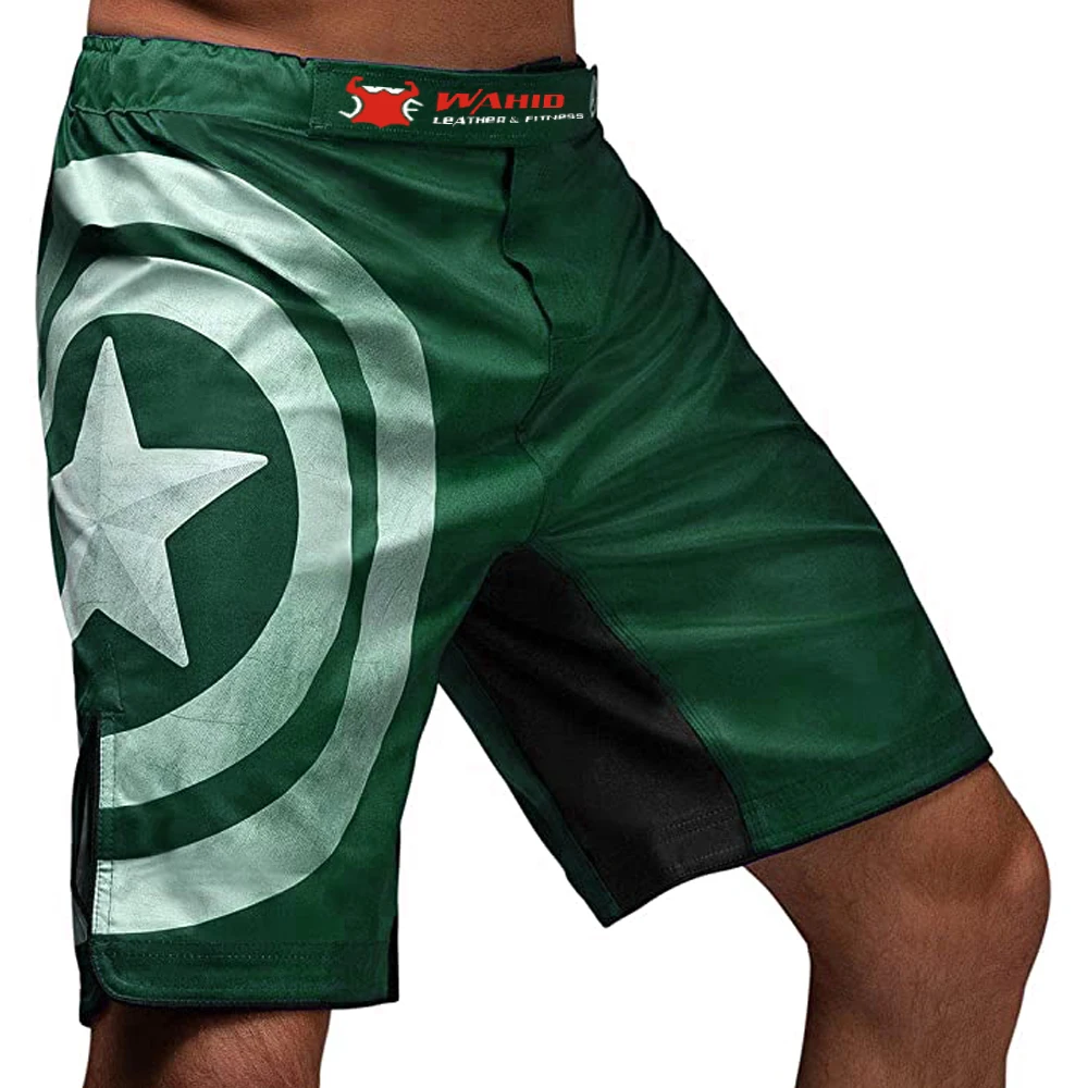 Breathable Fast Dry Cross Training Gym Boxing Grappling Kickboxing Muay Thai Running Wrestling No Gi Workout Athletic Shorts