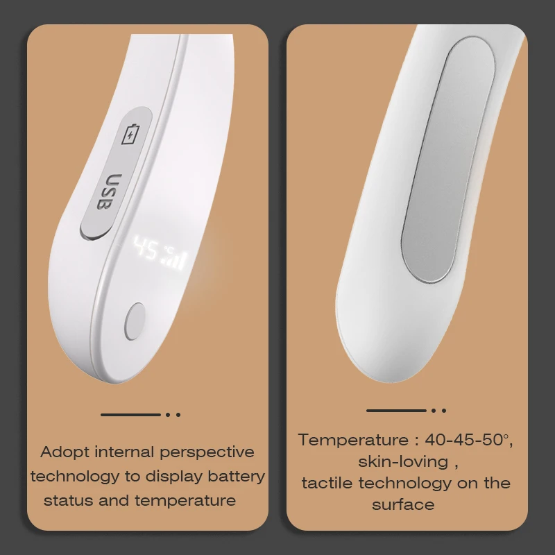 Amazon Горячий Рождественский подарок мини-комнатный портативный обогреватель тепловентилятор usb шейный для старика и ребенка