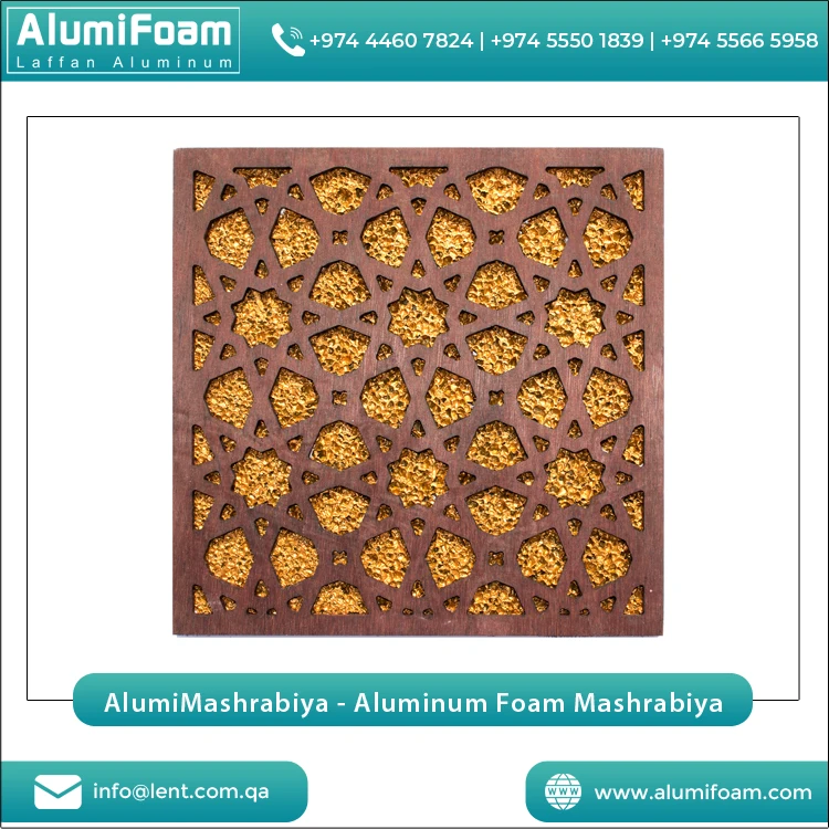 
Factory Price Excellent Quality Aluminum Foam Panel Mashrabiya from Qatar 