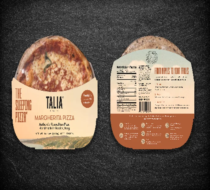  100% натуральная полностью запеченная замороженная пицца Margherita ручной работы без консервантов добавок