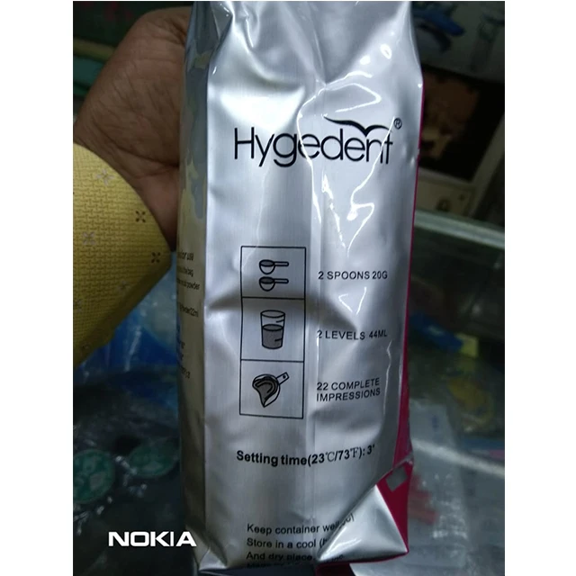 Dental alginate impression material