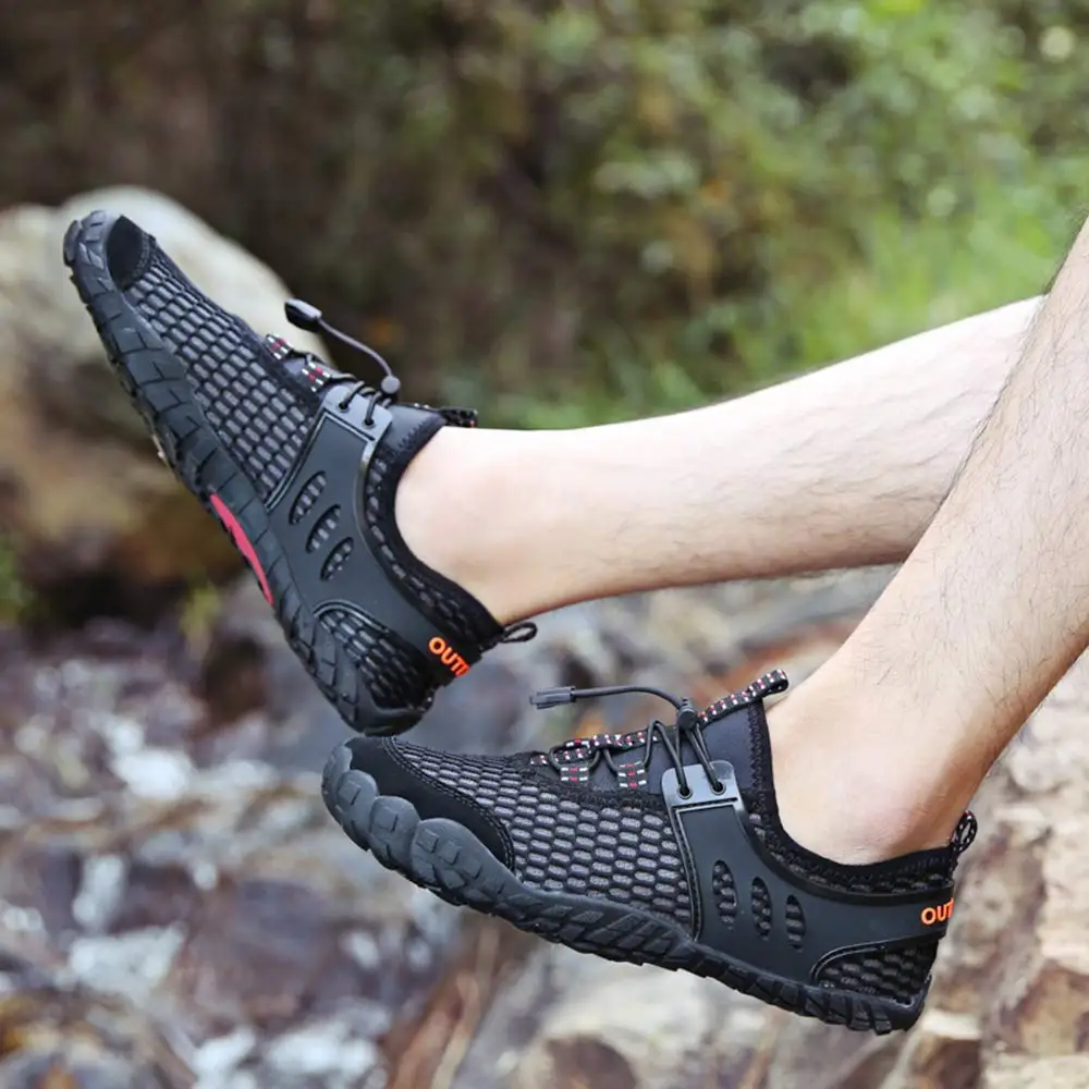 Изготовленный на заказ мужские быстрое высыхание водонепроницаемого материала; Водонепроницаемая Обувь