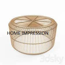 designer Fancy Modern Indian Handmade Rattan & jute Luxury Quality Tables For Garden And Lobby Decoration At Reasonable Prices