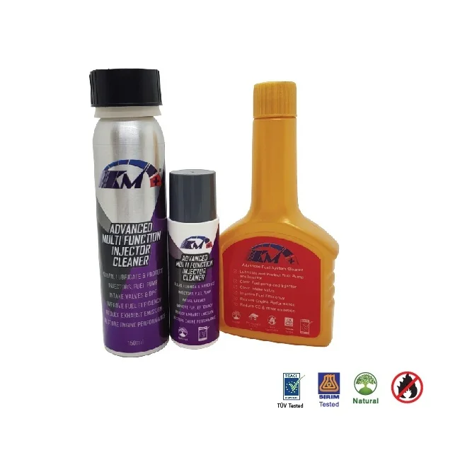 KM+ Advanced Multi Function Injector Cleaner. Cleans & Lubricates Fuel system
