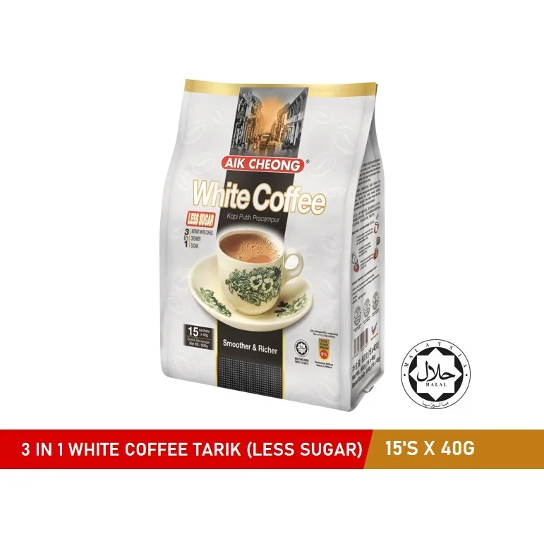 Premium Quality 3 in 1 Malaysia White Coffee Rich Aroma (Original/Less Sugar/Hazelnut/1+1) Comes In 4 Different Option