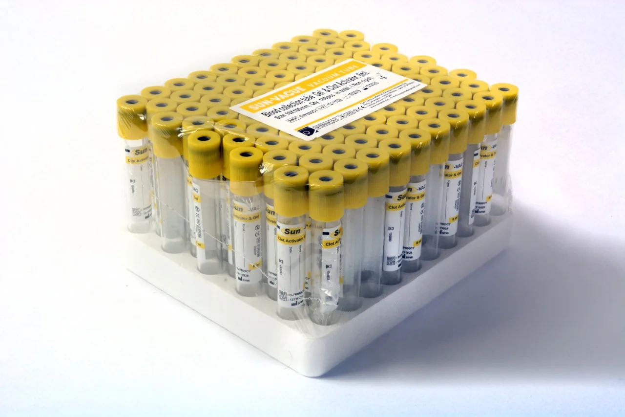 Jordan Clot Activator & gel Vacuum Blood Collection Tube