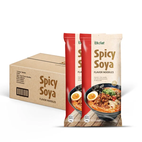 High Protein Food Spicy Soya Flavor Soup Noodle